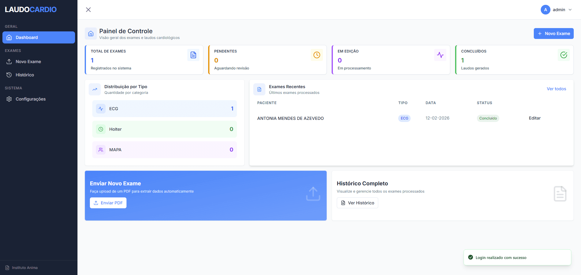 LaudoCardio - Cardiology Report System — 2