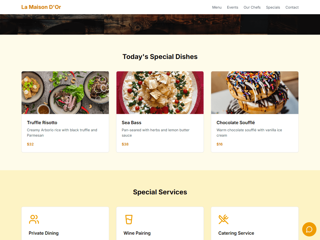 Restaurant Ordering System & AI Chatbot — 2