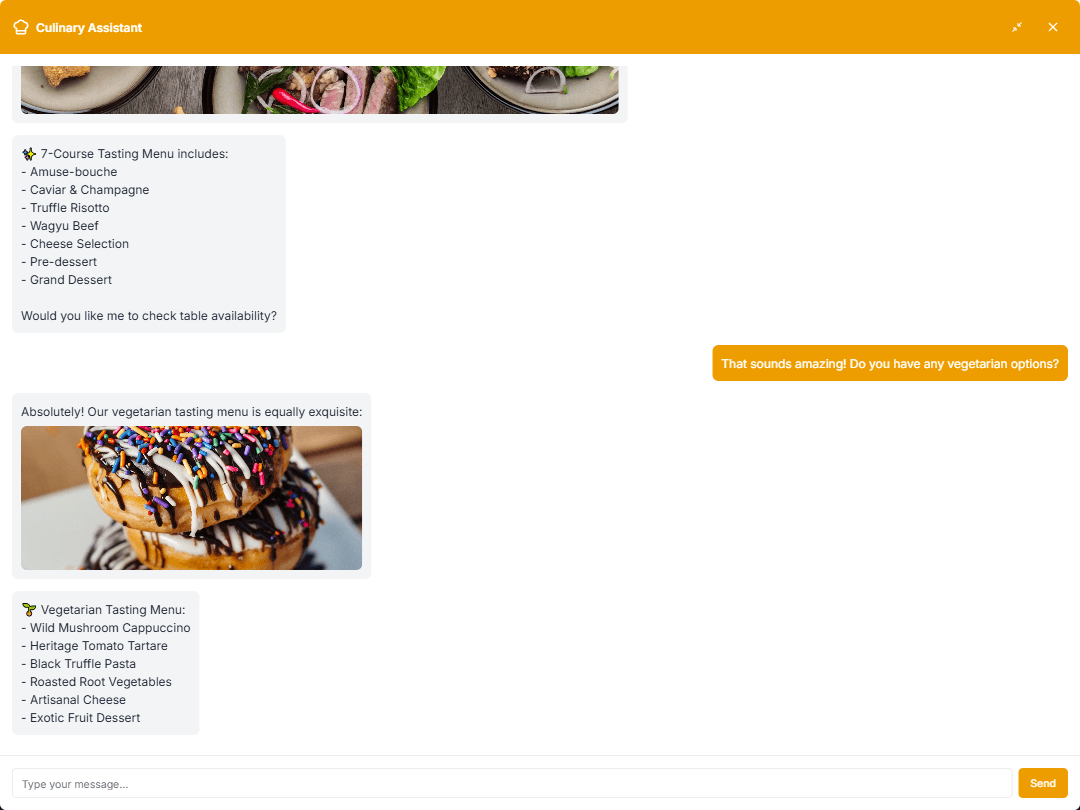 Restaurant Ordering System & AI Chatbot — 4