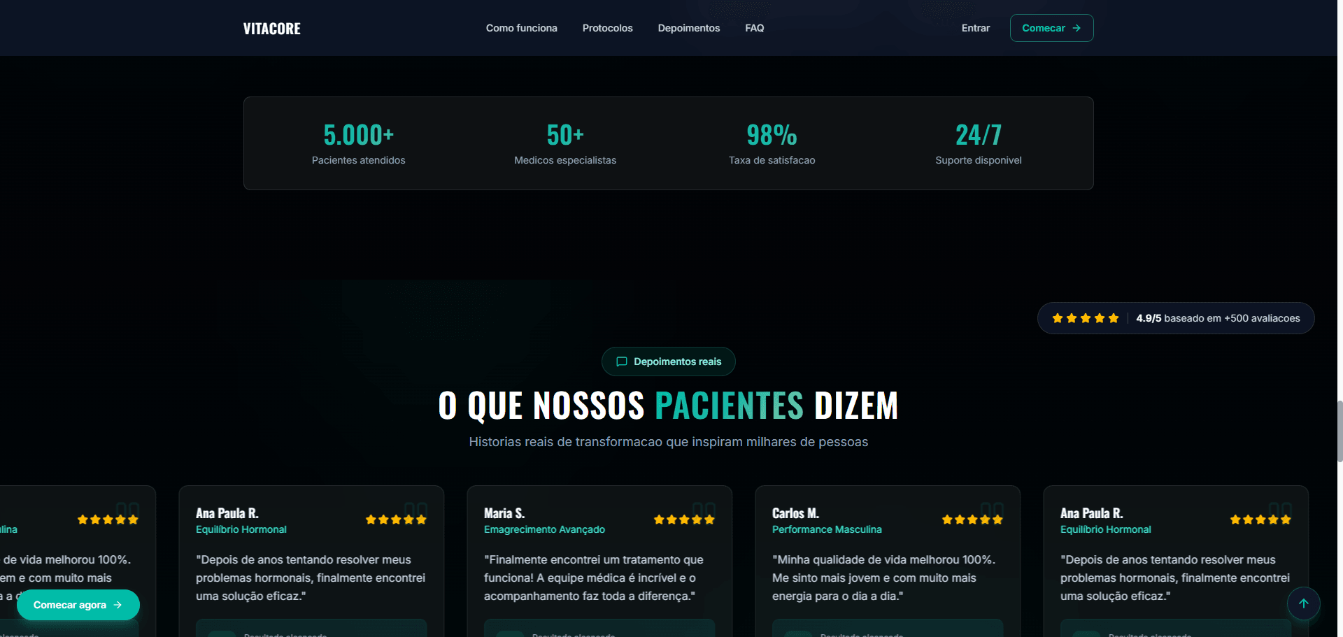 VitaCore - Healthcare & Wellness Platform — 3